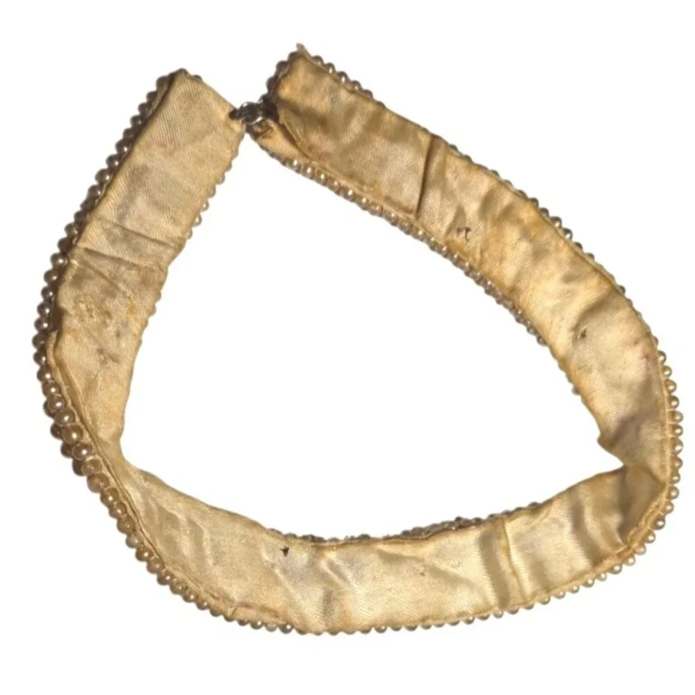 Vintage Necklace Pearl‎ Beaded Collar With Clasps1